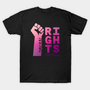 Human Rights Fist Up Illustration 01 T-Shirt